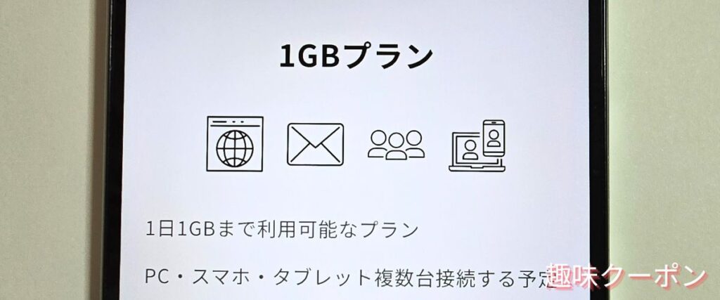 WiFiBOXの1GBプラン割引